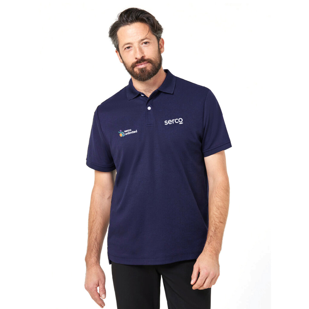 Mens Serco Unlimited Polo - Navy